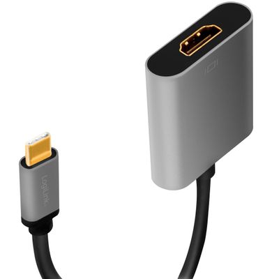 USB-C -> HDMI-adapter 4K/60Hz Aluminium 15cm