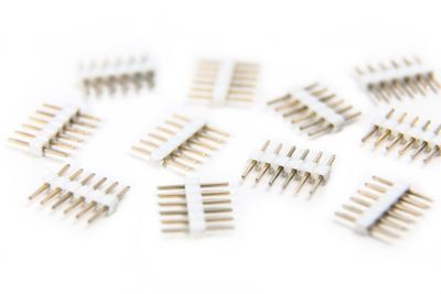 Litcessory Pin Headers 15 pack White
