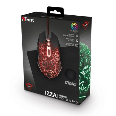 GXT 783 Izza Gaming Mouse & Mousepad