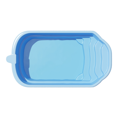 Poolpaket Glasfiberpool - 5x2,7m - Ekerö - Med smart styrning