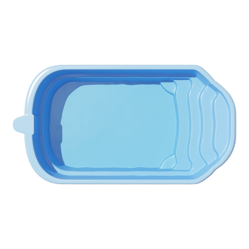 Poolpaket Glasfiberpool - 5x2,7m - Ekerö - Med smart styrning
