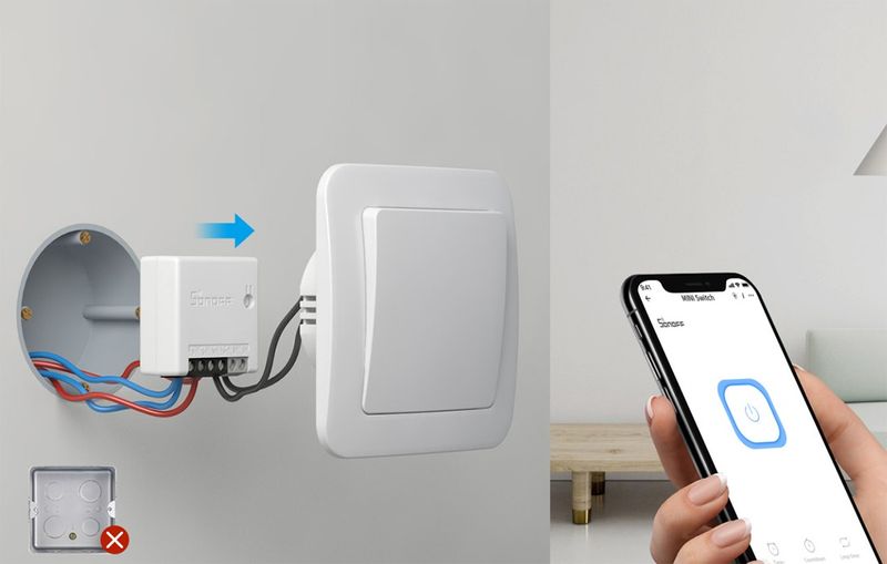 FYND Smart inbyggnadsrelä med Zigbee