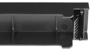 DELTACO 19" 1U blank panel, tool-free installation, black.