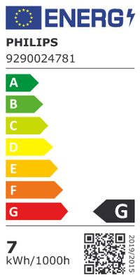 Hue White Ambiance Filamentlampa 7W G125 E27