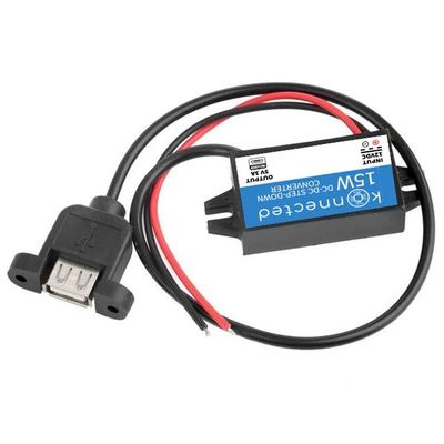 12V till 5V USB transformator