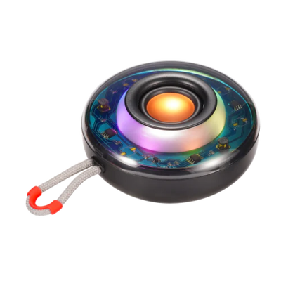 STREETZ | Transparent Bluetooth-högtalare med TWS och LED-ljuseffekter, 5 W