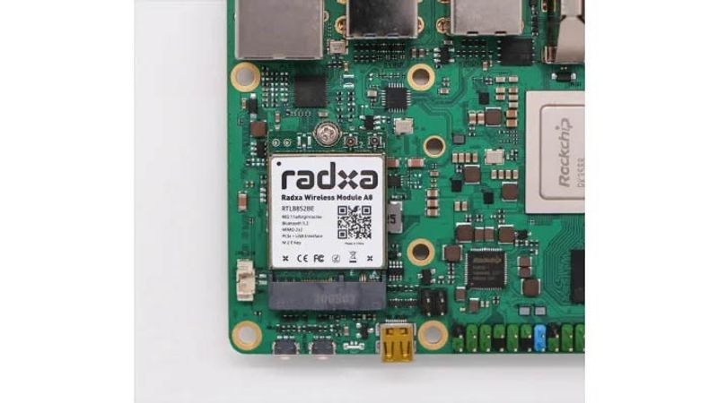 Trådlös M.2 modul till ROCK 5B & 3A - A8 - WiFi 6 & BT 5.2