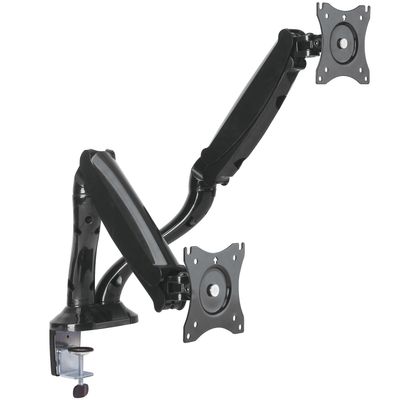 Monitorarm dubbel 13-27" gas