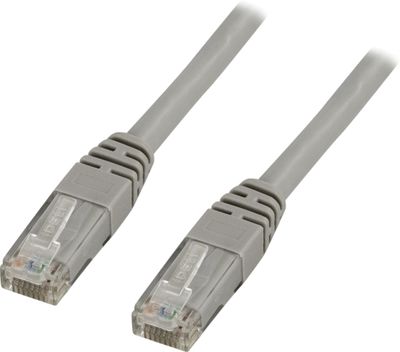 Nätverkskabel 50m U/UTP Cat5e, grå