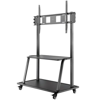 Golvstativ med hjul TV 60-105" max 150kg Sv