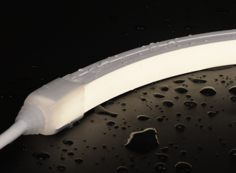 LED-list poolbelysning - statisk vit - 3000K - IP68 - TopView