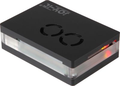 Black acryl case with dual fan for Raspberry Pi 4B