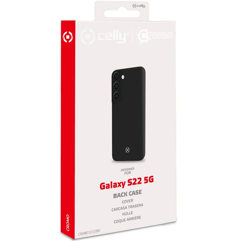 Cromo Soft Rubber Case - Galaxy S22 - Black