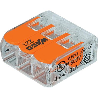 Wago 221 - 3 connection terminal