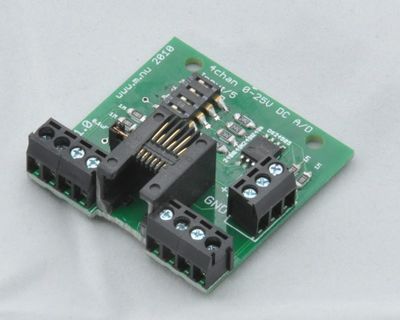 AD Converter 4 channels 0-25V DC