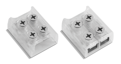 LED-skarv - Heavy Duty med skruvterminal - 8/10mm -2-pin - IP20