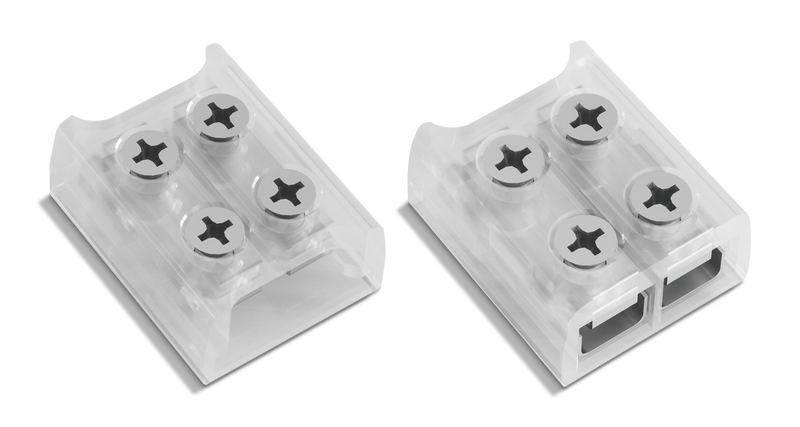 LED-skarv - Heavy Duty med skruvterminal - 8/10mm -2-pin - IP20