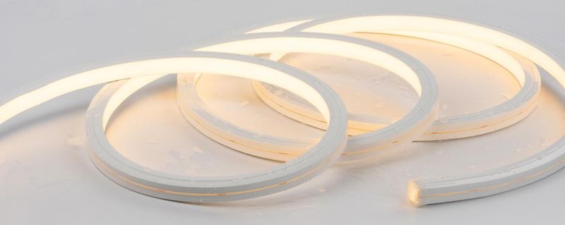 LED-list poolbelysning - statisk vit - 3000K - IP68 - TopView