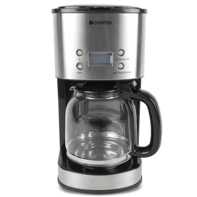 Kaffebryggare 12-koppar Digital Rostfri