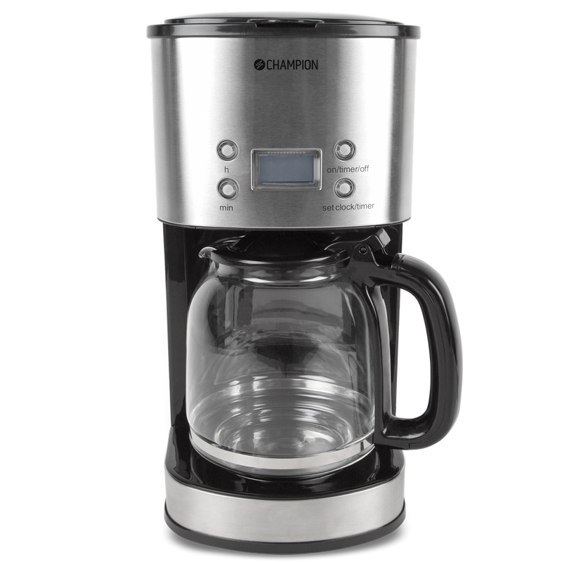 Kaffebryggare 12-koppar Digital Rostfri