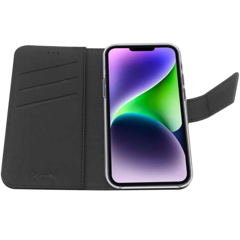 Wallet Case iPhone 14 Plus Black