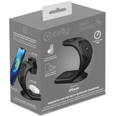 3-in-1 Magnetic Wireless Charging Stand 15W/3W/2W