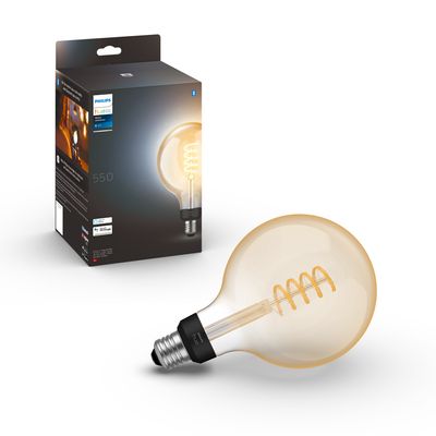Hue White Ambiance Filamentlampa 7W G125 E27