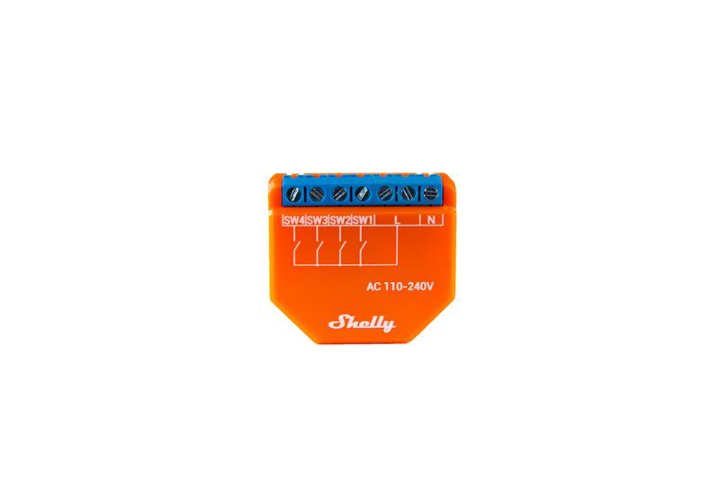 Shelly Plus i4 - Fyrkanalig digital controller