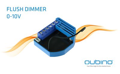 Built-in dimmer 12-24 VDC - Flush Dimmer 0-10V