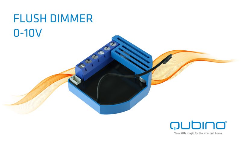 Built-in dimmer 12-24 VDC - Flush Dimmer 0-10V