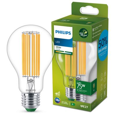 LED E27 Normal 75W Klar 1095lm Energiklass A