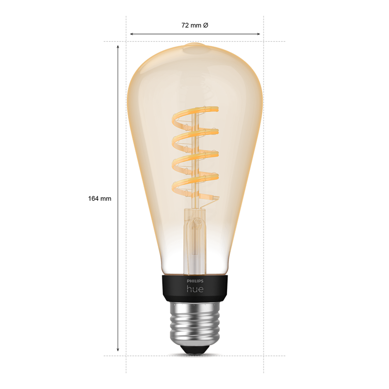 Hue White Ambiance Filament ST72 E27