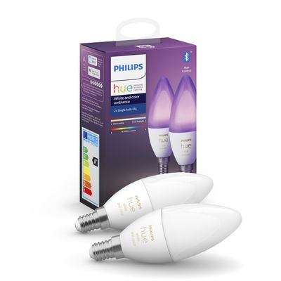 Hue White and Color Ambiance B39 E14 - 2 Pack