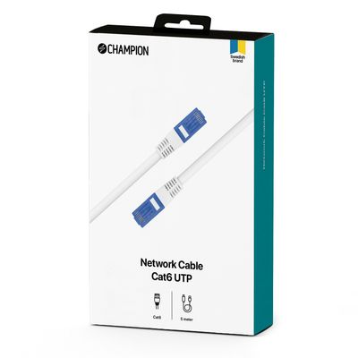 Nätverkskabel CAT6 UTP 5.0m