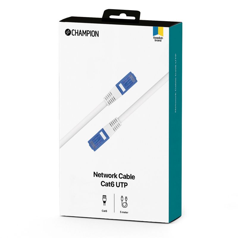 Nätverkskabel CAT6 UTP 5.0m