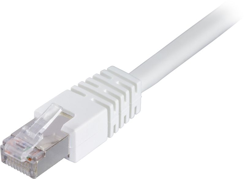 Network Cable 5m F/UTP Cat6, LSZH, white