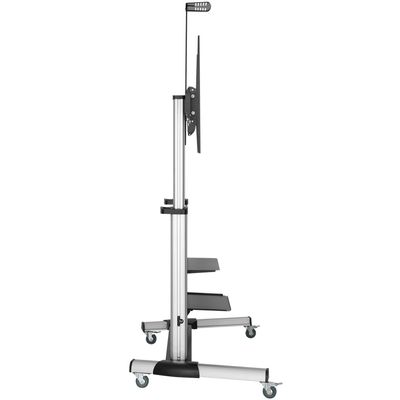 Golvstativ med hjul TV 60-100" max 100kg Alu