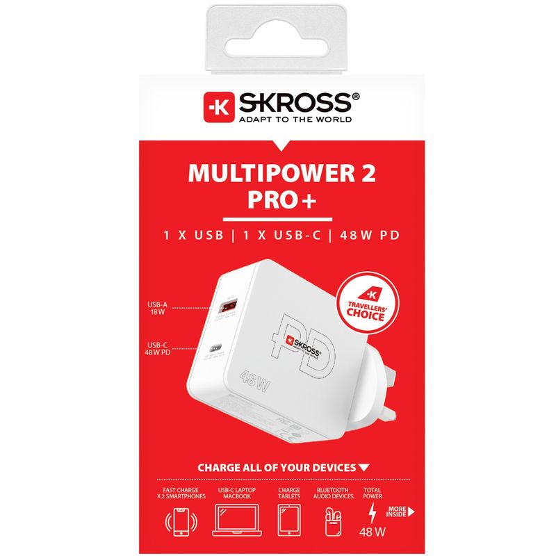 Multipower 2 Pro+ UK
1x USB-C PD 
1x USB-A 
48W
