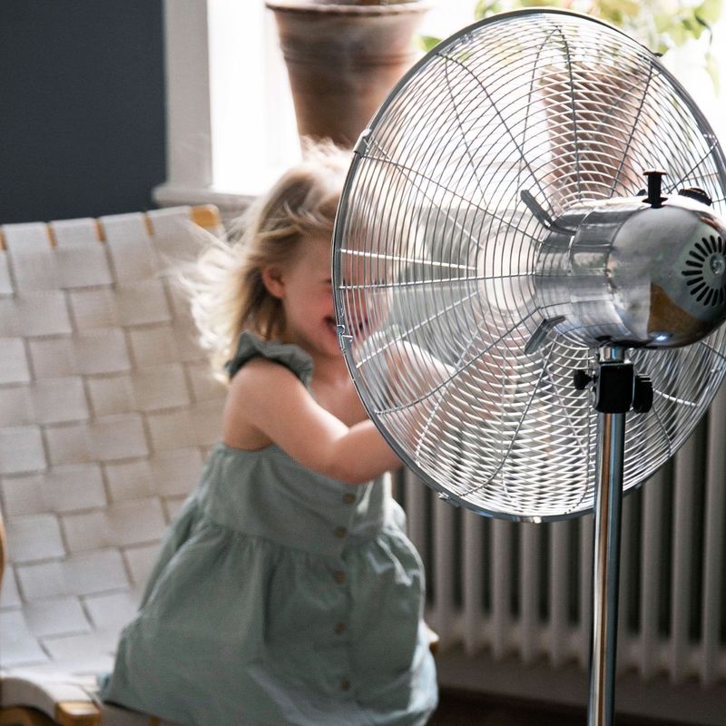 Golvfläkt 40cm Metall GF210