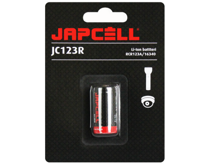 Uppladdningsbart 123A batteri