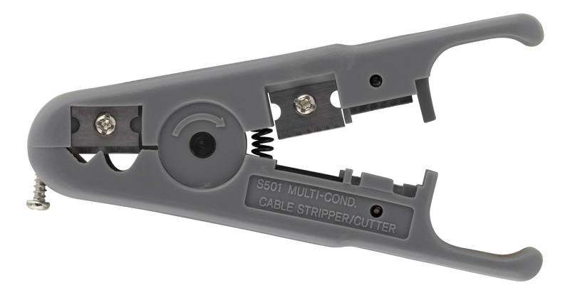 DELTACO Universell kabelskalare, klippfunktion, grå