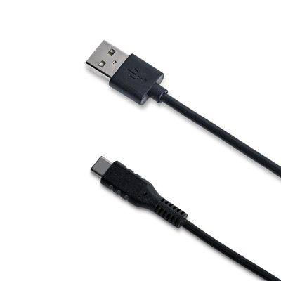 Ladd-/Synk USB -> USB-C Max 15W 1 m Svart