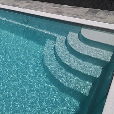 Poolpaket Glasfiberpool - 6x3m - Utö - Med smart styrning