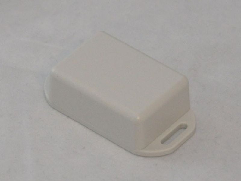 Plastbox small Light Grey With mounting angles