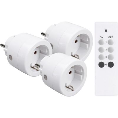 Package - Plug-in switch 3x3680W + remote control