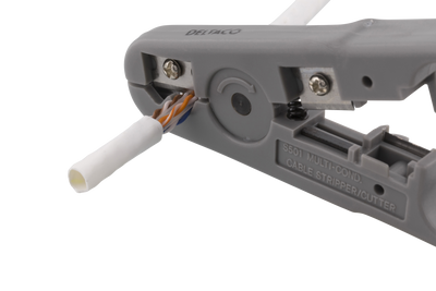 DELTACO Universell kabelskalare, klippfunktion, grå