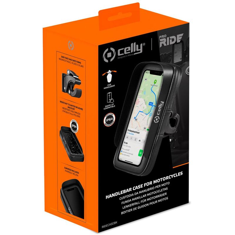 Mobile holder for motorcycles IP64 Waterproof