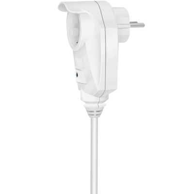 Grenuttag 6-vägs + 1 genomgående kontakt Vit