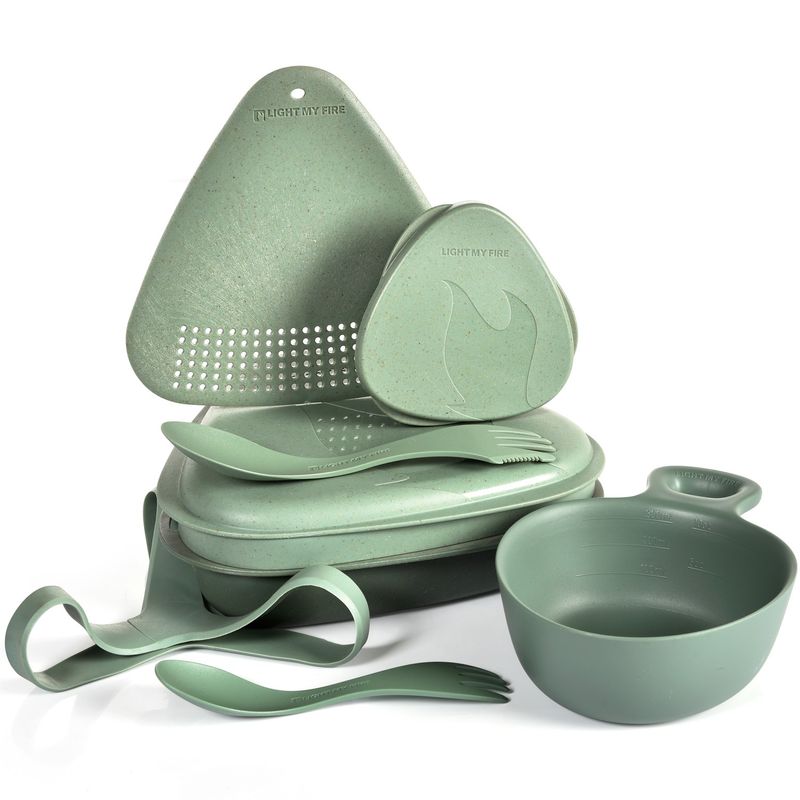 Outdoor MealKit 8pcs
Color: Sandy Green