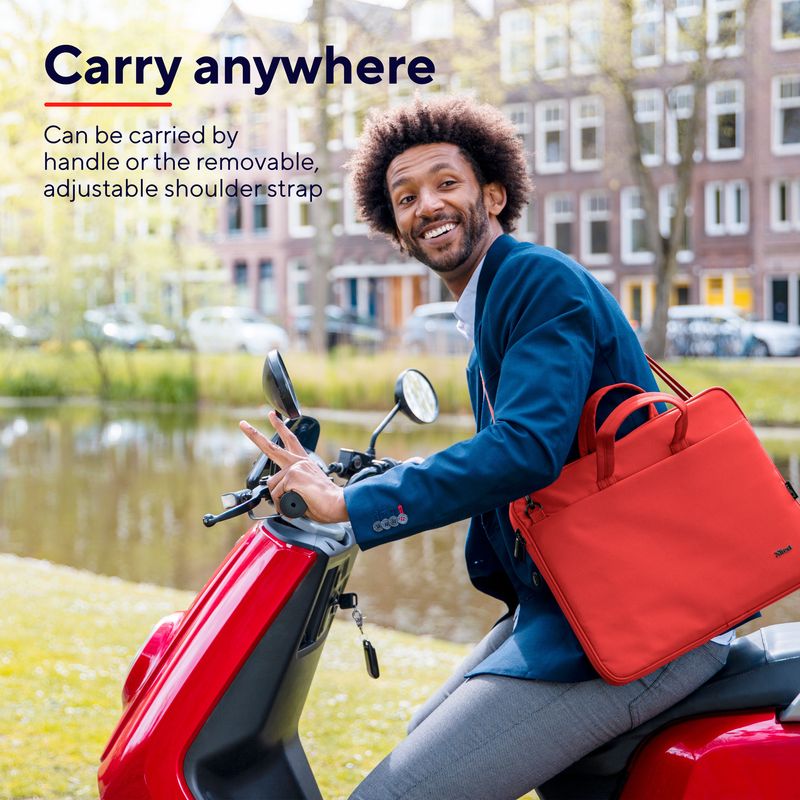 Bologna Laptopväska 16" Eco-friendly Röd